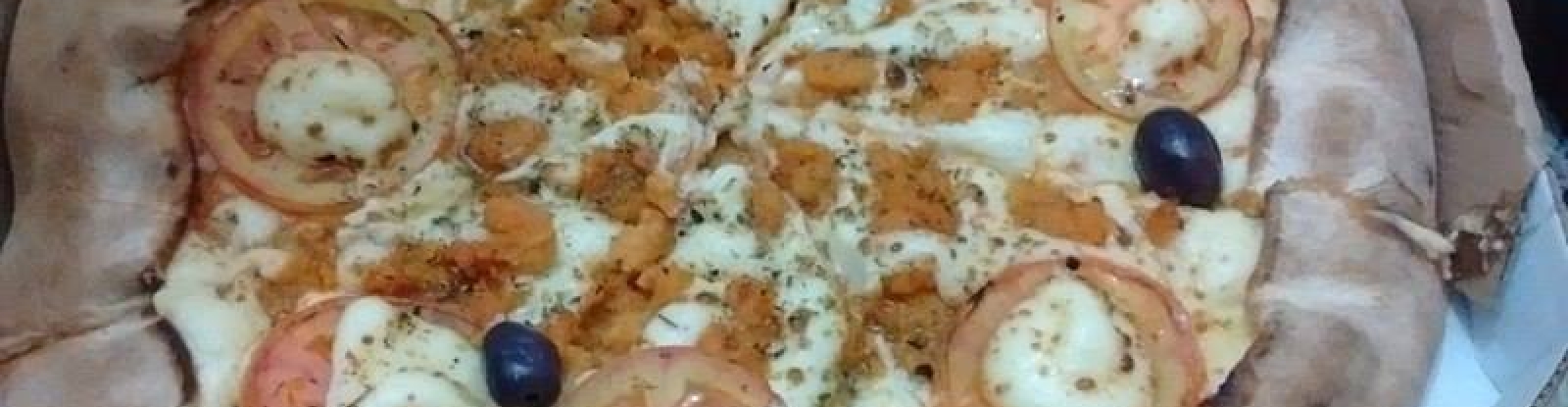 Pizza de camarão com catupiry